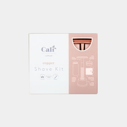 CaliWoods Copper Shave Kit